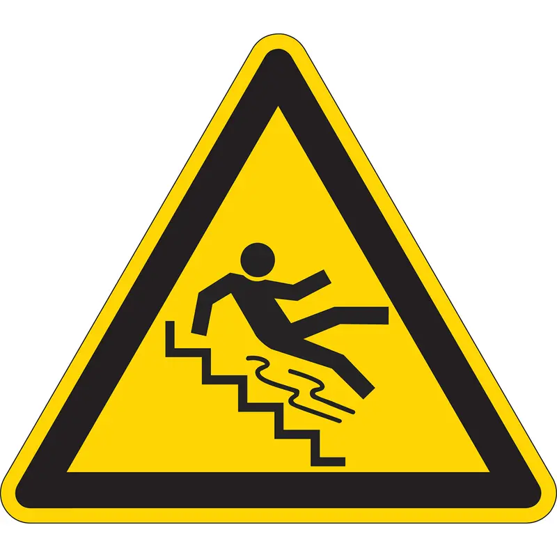 Warnschilder - Vorsicht Treppe