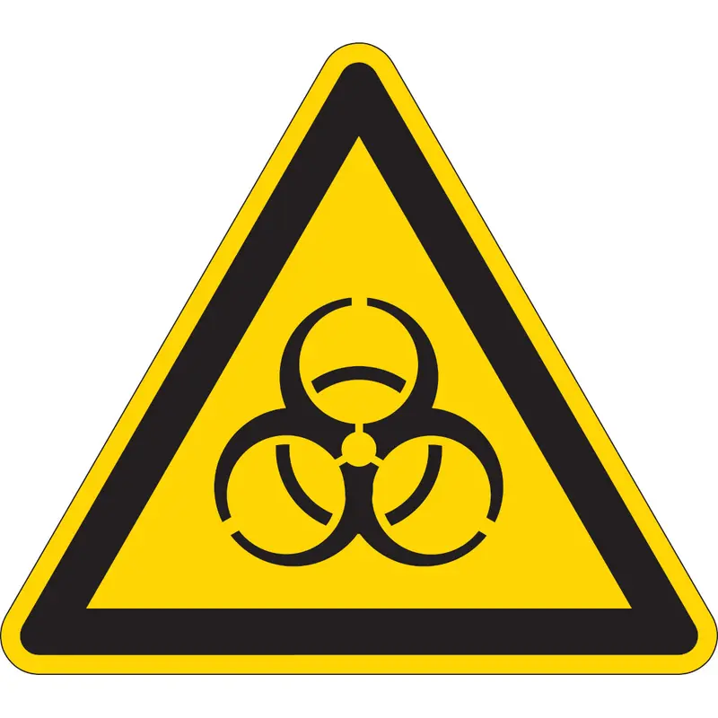 Warnschilder - Warnung vor Biogefährdung