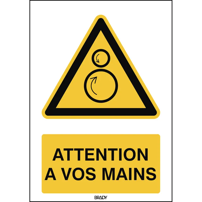 Warnung, Einzugsgefahr - ISO 7010