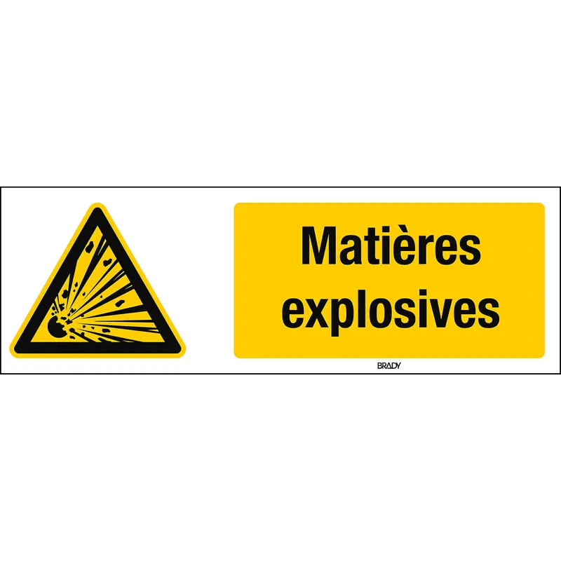 Warnung, explosionsgefährliche Stoffe - ISO 7010