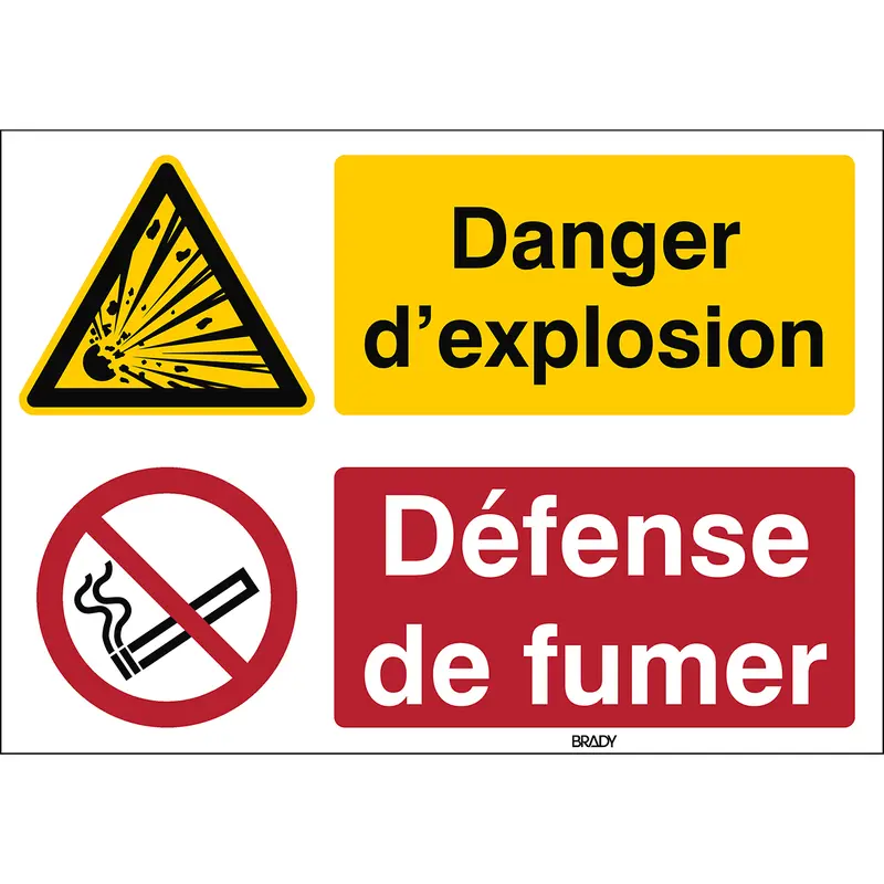 Warnung, explosionsgefährliche Stoffe und Rauchen verboten - ISO 7010