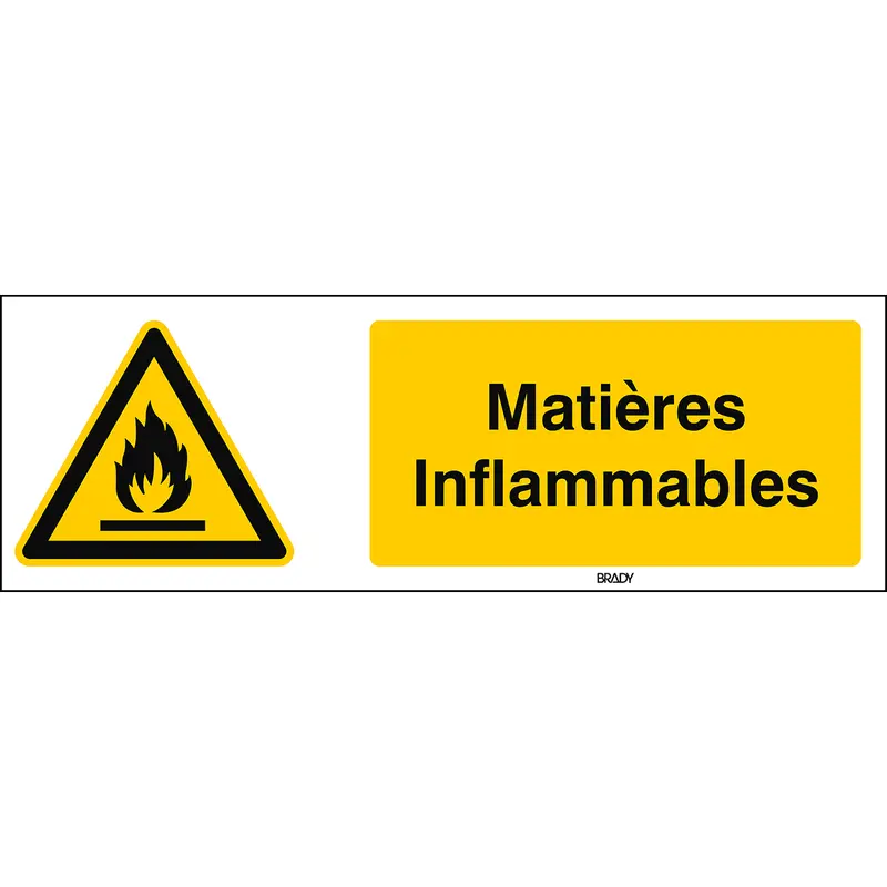 Warnung, feuergefährliche Stoffe - ISO 7010