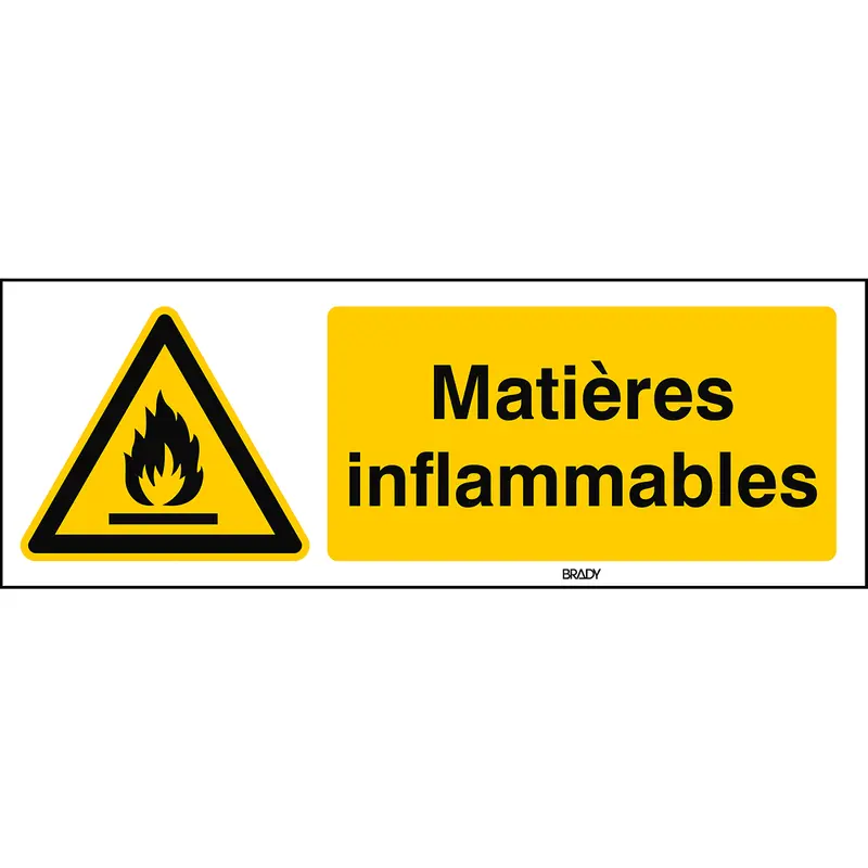 Warnung, feuergefährliche Stoffe - ISO 7010
