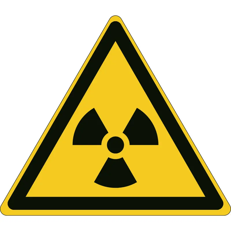 Warnung, radioaktive Stoffe oder ionisierende Strahlen - ISO 7010