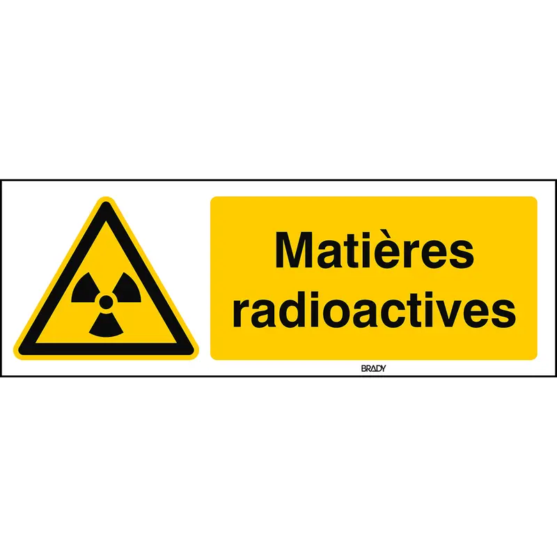 Warnung, radioaktive Stoffe oder ionisierende Strahlen - ISO 7010