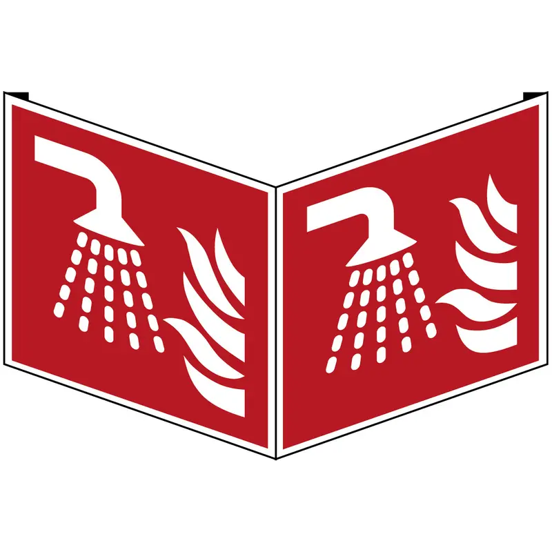 Wassernebelrohr - ISO 7010