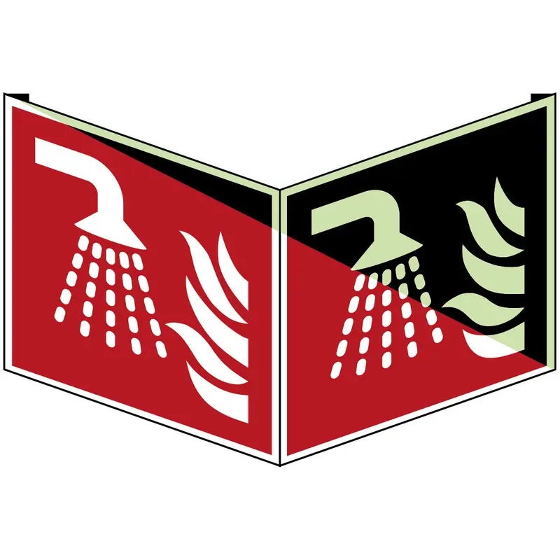 Wassernebelrohr - ISO 7010