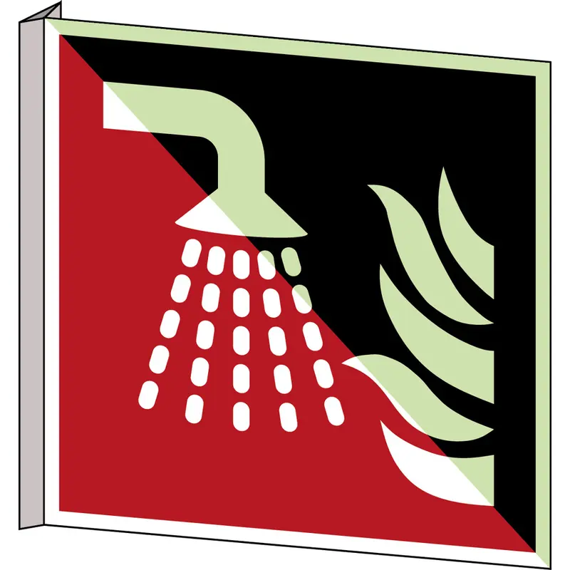 Wassernebelrohr - ISO 7010