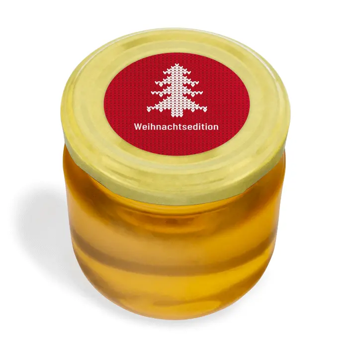 Weihnachtliche Wilma - Deckeletikett 250g (Twist-Off)