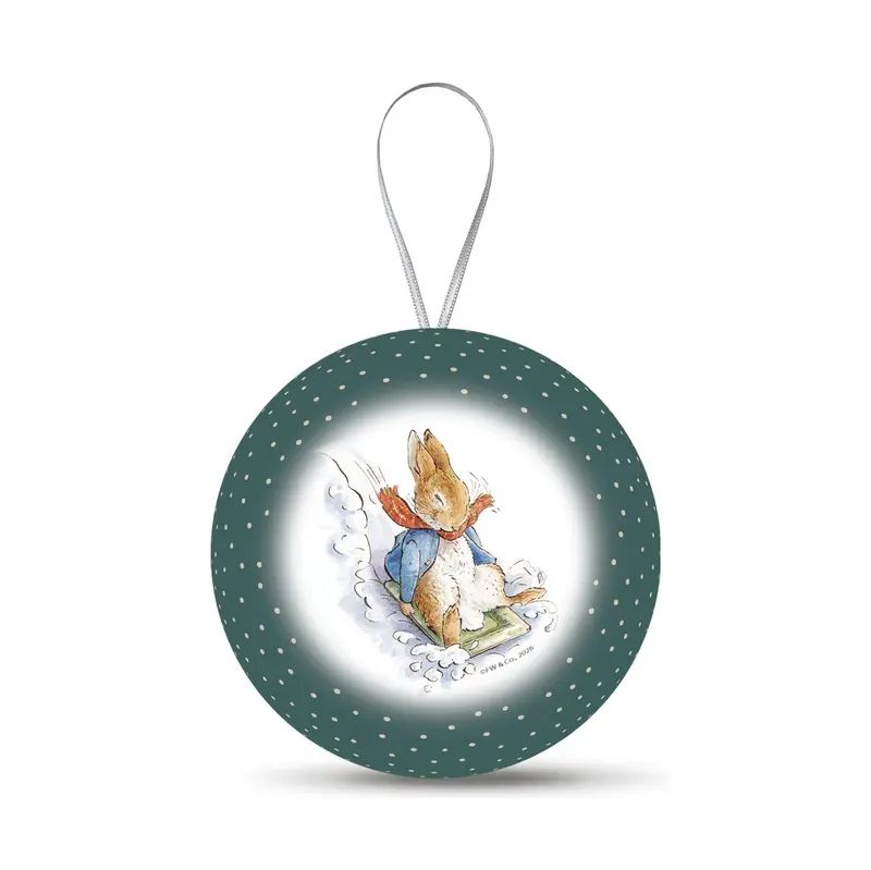 Weihnachtskugel Peter Rabbit "Schlitten"