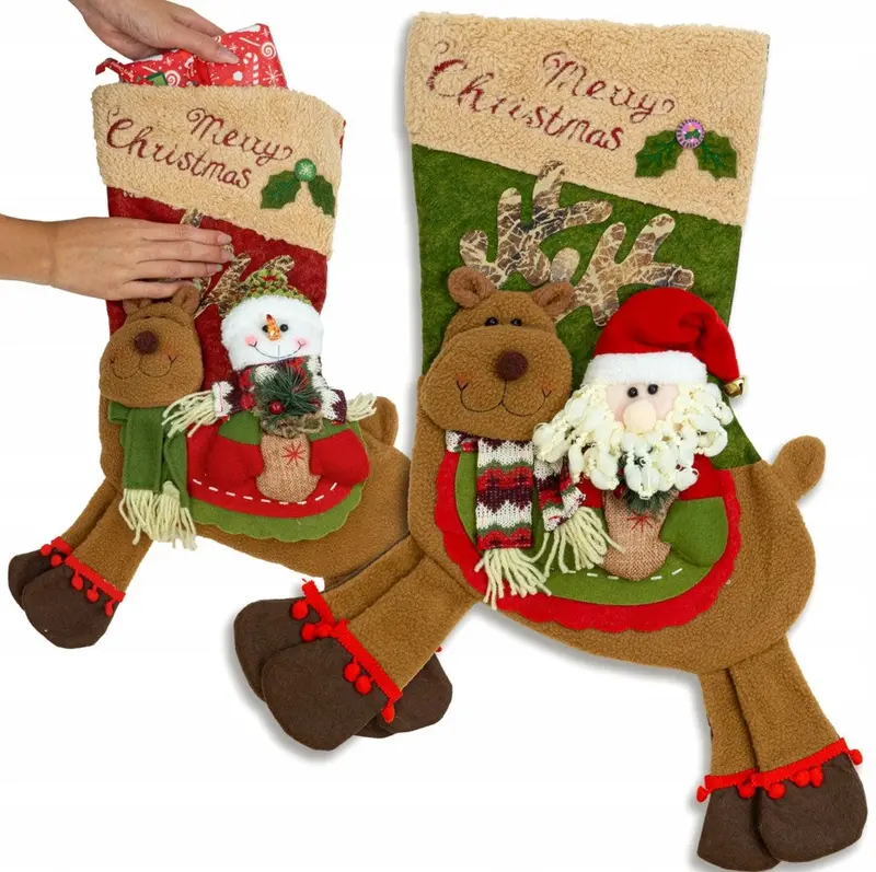 Weihnachtssocken zum Verschenken, 2er-Set.