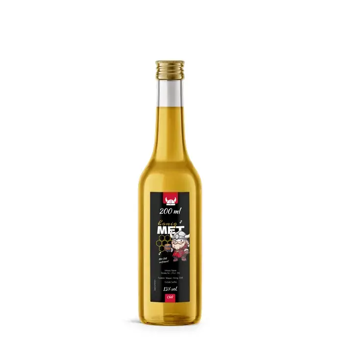 Wilder Wiki – Rechteckiges Flaschenetikett 35x90mm für 200ml Met