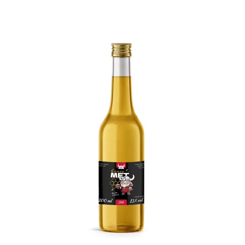 Wilder Wiki – Rechteckiges Flaschenetikett 70x60mm für 200ml Met