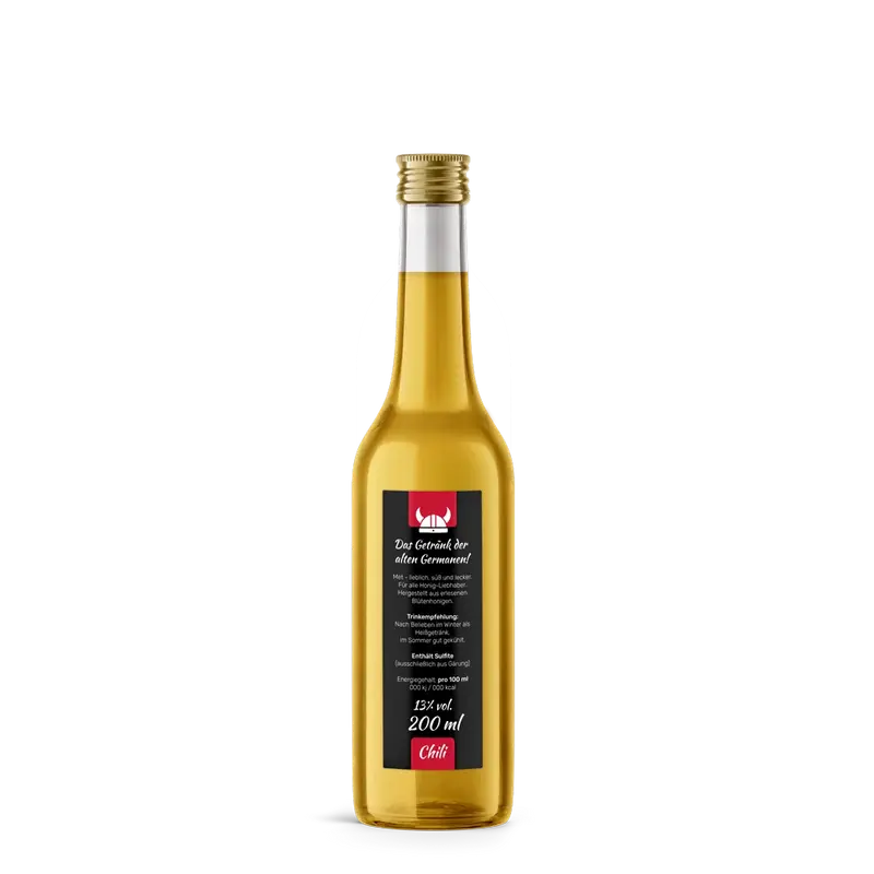 Wilder Wiki – Rechteckiges Rückenetikett 35x90mm für 200ml Met