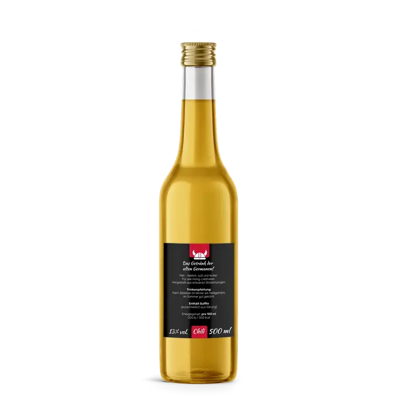 Wilder Wiki – Rechteckiges Rückenetikett 60x80mm für 500ml Met