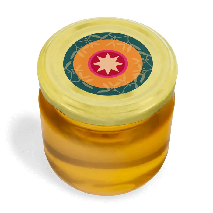 Winterlicher Waldemar - Deckeletikett 250g (Twist-Off)