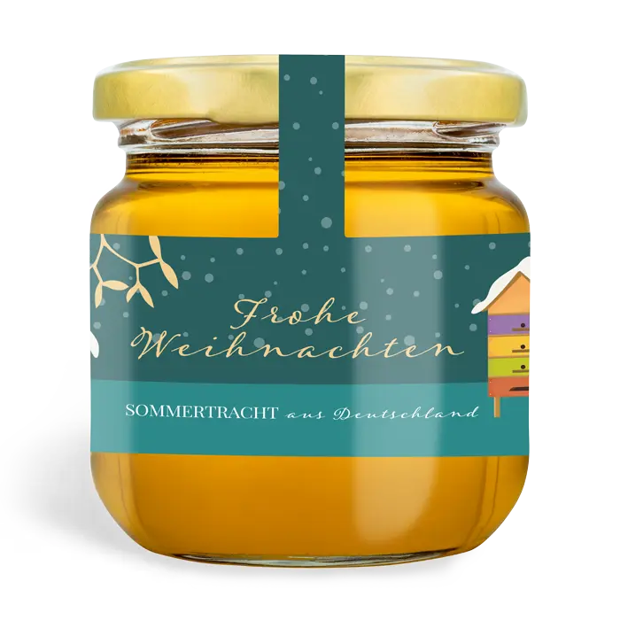 Winterlicher Waldemar - Etikett mit Gewährverschluss 250g (Twist-Off)