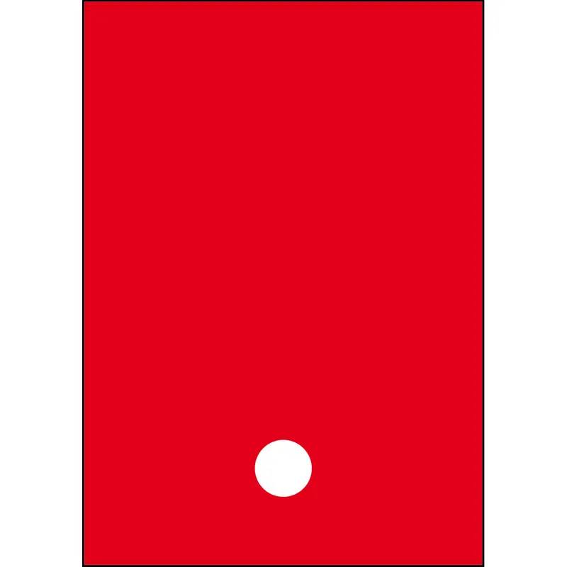 Zahlen & Buchstaben A4 - Rot/Weiss - Punkt - B-859 (Magnetische Folie)