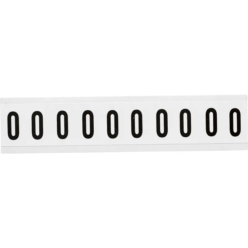 Zahlen & Buchstaben B-499 (Nylongewebe) - O - CAP , 38 x 22 mm