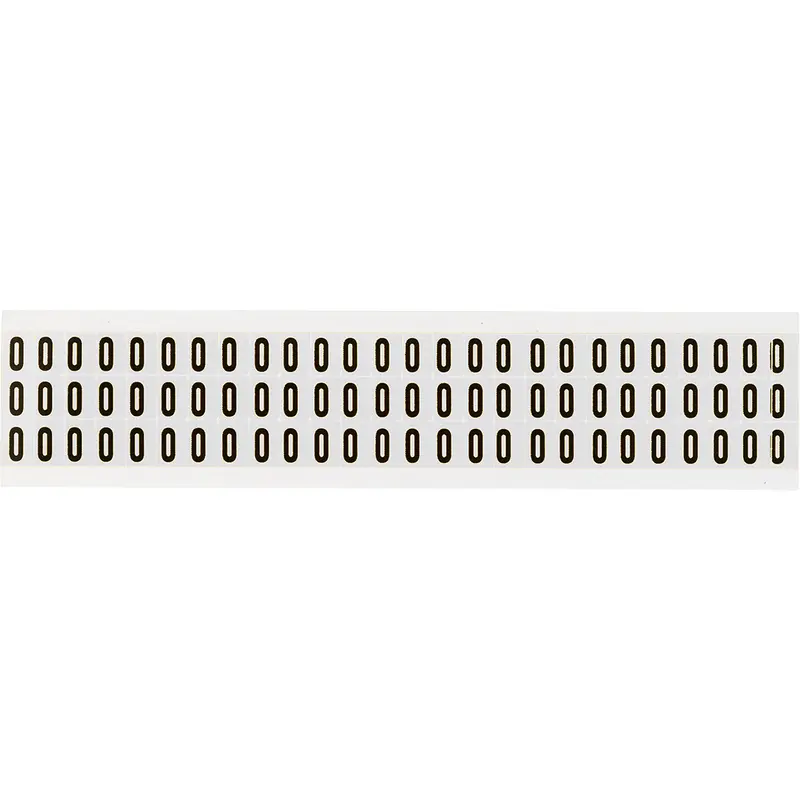 Zahlen & Buchstaben B-499 (Nylongewebe) - O - Grossbuchstaben , 12,7 x 9,5 mm