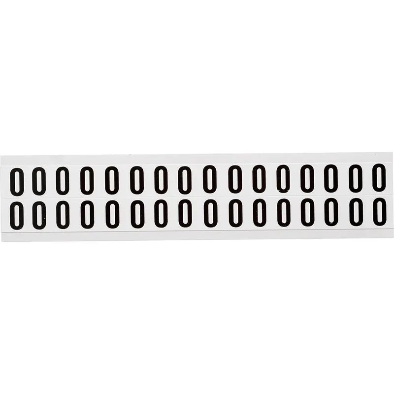 Zahlen & Buchstaben B-499 (Nylongewebe) - O - Grossbuchstaben , 19 x 14 mm