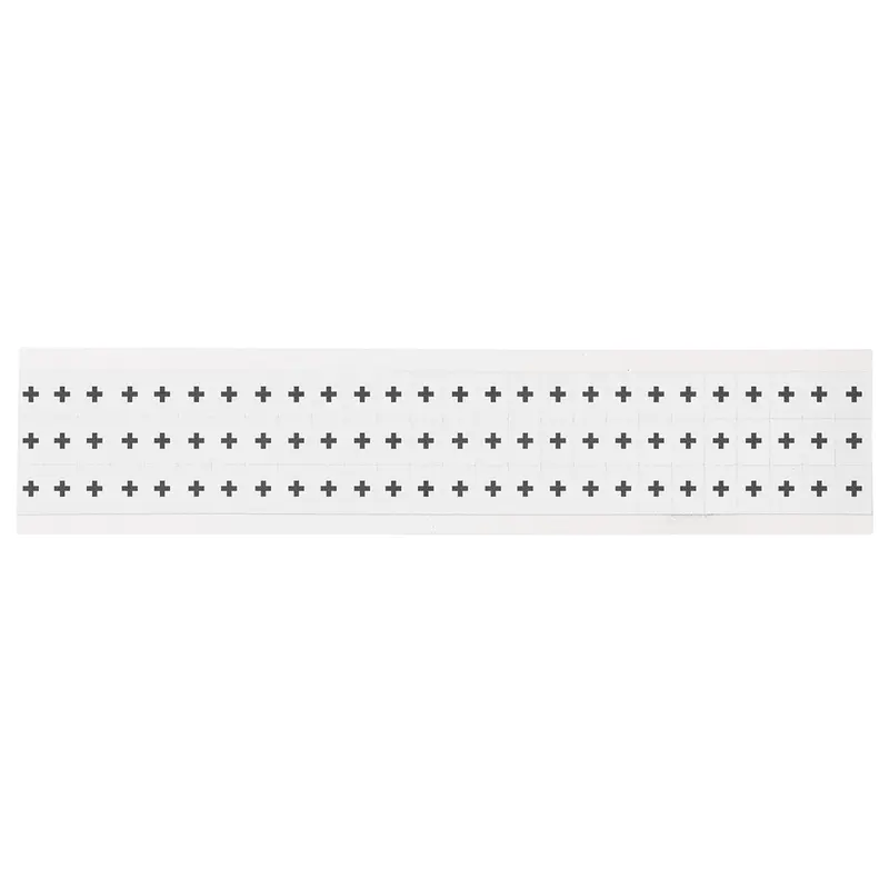 Zahlen & Buchstaben, B-499 (Nylongewebe), Weiss - (+), 12,7 x 9,5 mm
