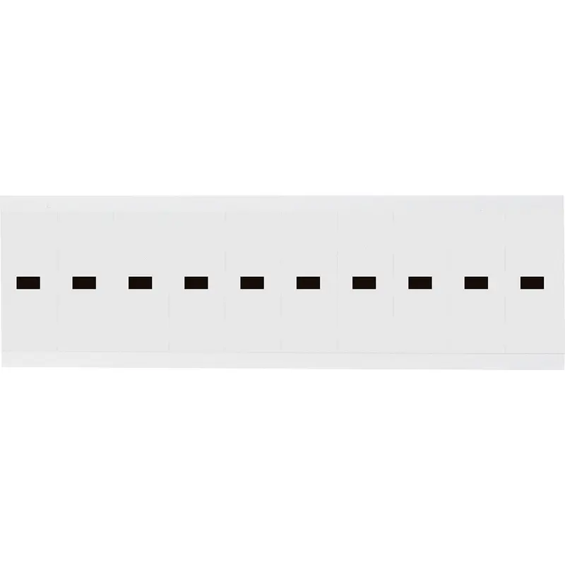 Zahlen & Buchstaben, B-499 (Nylongewebe), Weiss - Bindestrich , 57 x 22 mm