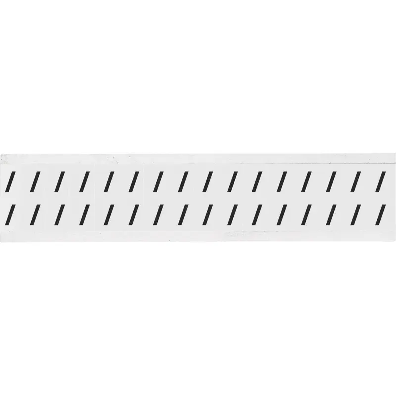 Zahlen & Buchstaben, B-499 (Nylongewebe), Weiss - FRC