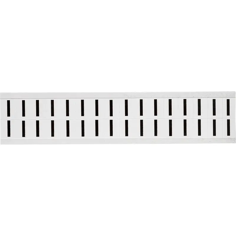Zahlen & Buchstaben, B-499 (Nylongewebe), Weiss - I , 19 x 14 mm