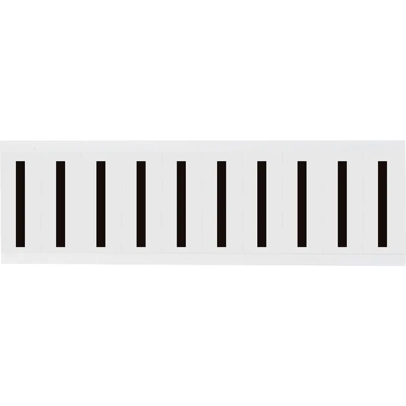 Zahlen & Buchstaben, B-499 (Nylongewebe), Weiss - I , 57 x 22 mm