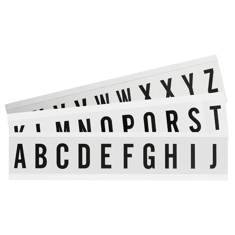 Zahlen & Buchstaben, B-499 (Nylongewebe), Weiss - LC , 38 x 22 mm