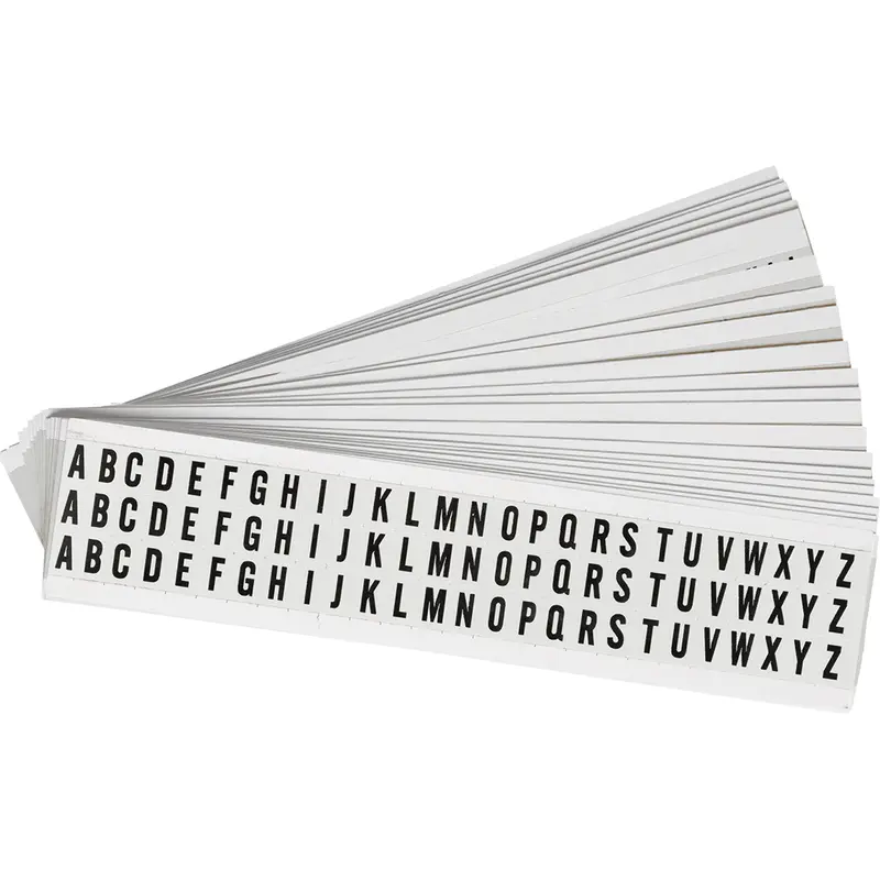 Zahlen & Buchstaben, B-499 (Nylongewebe), Weiss - LC