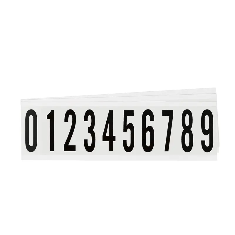 Zahlen & Buchstaben, B-499 (Nylongewebe), Weiss - NC , 57 x 22 mm