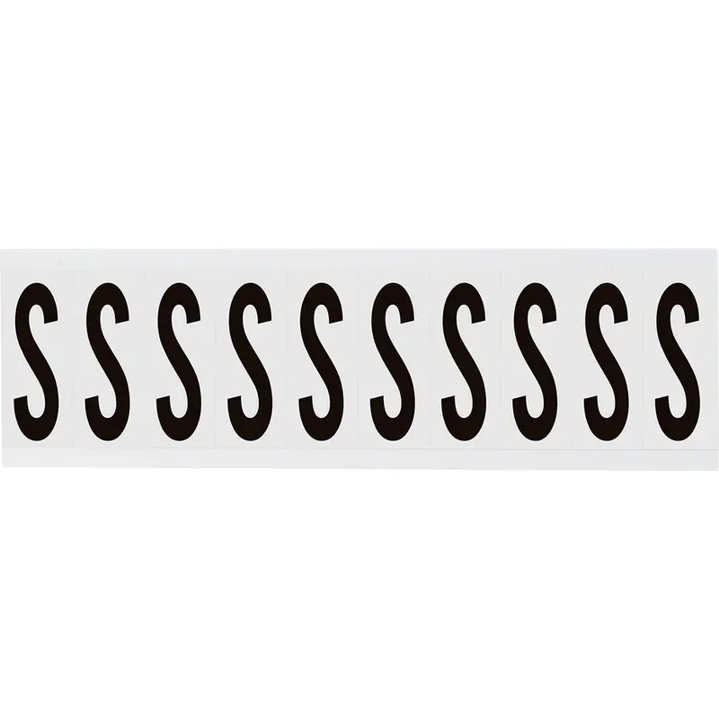 Zahlen & Buchstaben, B-499 (Nylongewebe), Weiss - S , 57 x 22 mm