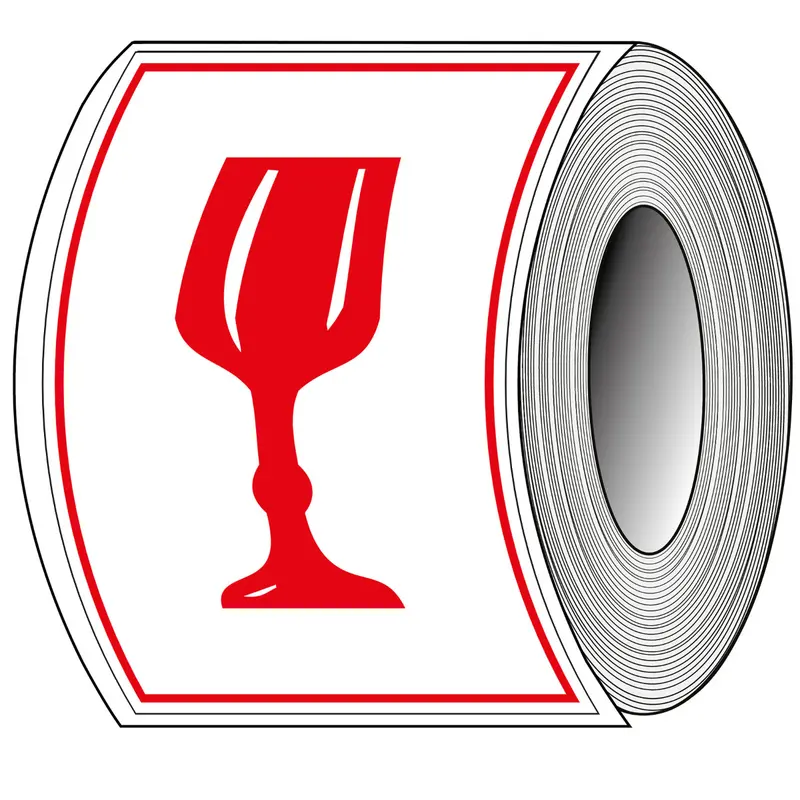 Zerbrechlich - Verpackungsetikett